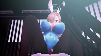Asuna & Karin Get Fucked for Cash: Lewd Bunny Escort Service [English Subs]