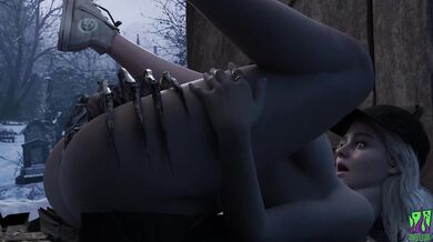 Facehugger Fiesta with Rosemary Winters' Tight Snatch