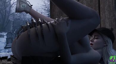 Facehugger Fiesta with Rosemary Winters' Tight Snatch