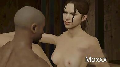 Left for Dead with Louis and Zoey's Erotic Foursome