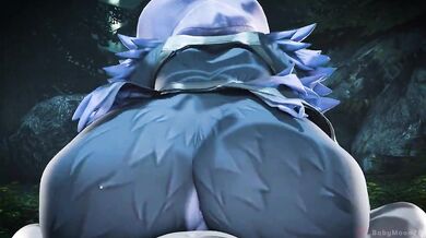 Raven and the Team Leader (Reverse Cowgirl Creampie)