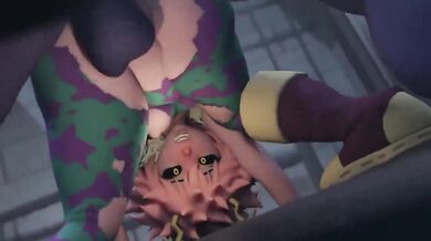 The Depraved Exhibitionist: RougeNine's Naughty Encounter with a Horny Nomu.