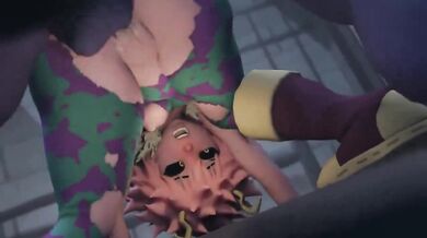 The Depraved Exhibitionist: RougeNine's Naughty Encounter with a Horny Nomu.