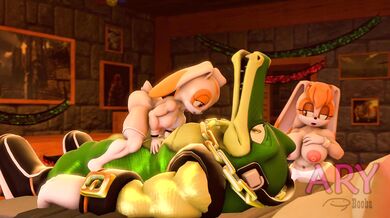 - Rabbit's Family Bangfest with Vector