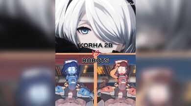 Busty blonde in a robot fetish fantasy