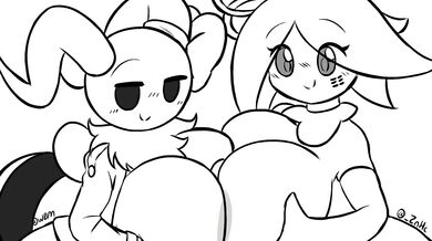 A Bee's Pollen Pecking: A Plant's Paizuri Pleasure