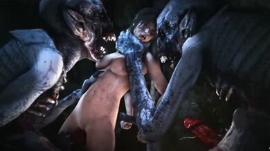 Slave to the Beasts: Lara Bound and Abu*sed by Monstrous Creatures