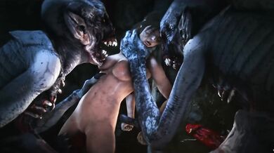 Slave to the Beasts: Lara Bound and Abu*sed by Monstrous Creatures