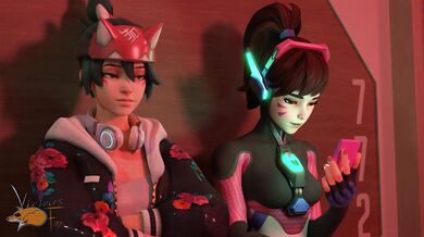D.Va's Post-Orgy Debauchery with ViciousFox