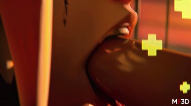 [MILF] Mercy sucks you dry in a hot 4K and 60fps Hentai porn!