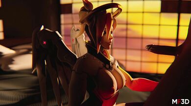 [MILF] Mercy sucks you dry in a hot 4K and 60fps Hentai porn!