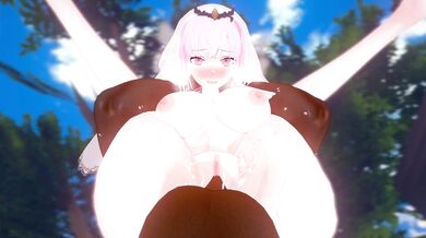 Sexy Schoolgirl Mori Calliope Gets Dominated with a Full Nelson Hold