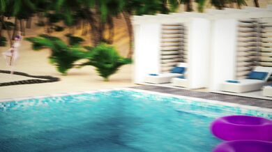 [4K 60FPS] Poolside Fuck with Marie Rose