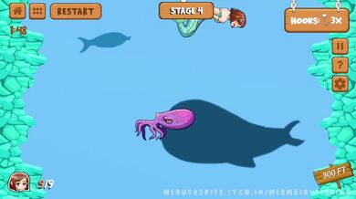 Mermaid Fishing - Naughty Tail Catch (Level 4-6)