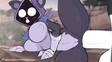 Hentai Pin Down Meows with Skulls