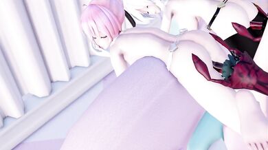 The Naughty Banana with the Sexy Bunny in the Forbidden Forest.