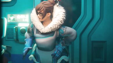 D.Va's Naughty Overwatch Bodywrite in Zarya's Shadow