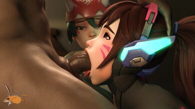 Kiriko & Dva's Sexy Post-Party Hijinks in 'After Party Alt'