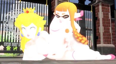 What do you get when you combine two delicious fruits? A juicy peach showtime that will leave you breathless!