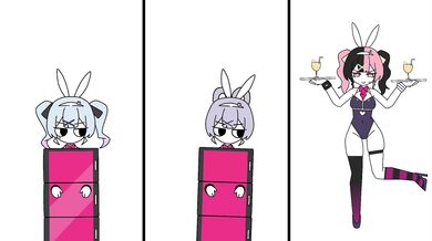 - A Comparison of 2D and 3D in 'Pure Pure Rabbit Hole'