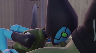 Supergirl's Sleazy Slurping Session with the Blue Baller!