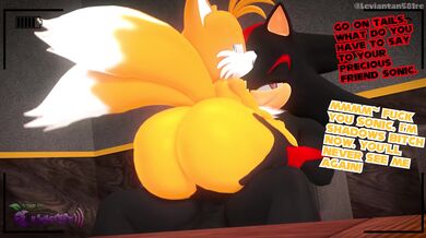 Shadow's Dick Plunges into Tails' Tight Ass (Sounds of Pleasure Included)