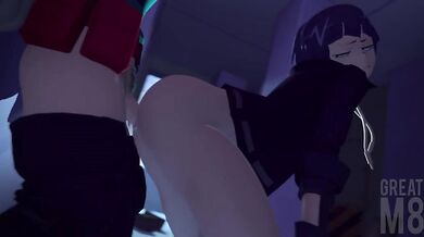 Gokujou Saredo! Jirou pushes his giant cock into her tight pussy!