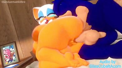 Rouge's Threesome With Sonic and Amy: A Sound of Cheating