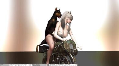Doggy Style on a Motorbike