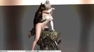 Doggy Style on a Motorbike