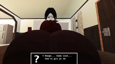 Creamy Cumslut Frisk Banged By Monster Dick Futanari In Roblox Ra*pe