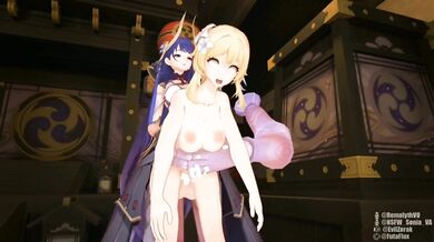 'Futa Raiden Shogun Take Over (FutaFlux)'