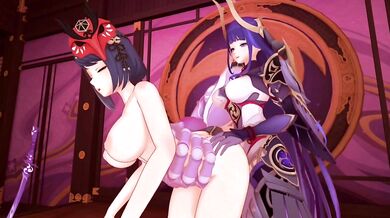 'Futa Raiden Shogun Take Over (FutaFlux)'