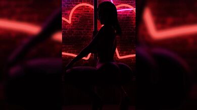 Naughty Emily's Hot TikTok Pole Dancing on Dark Horse!