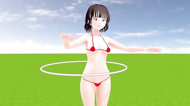Pleasing Toyota Nono with a Micro Bikini in Public