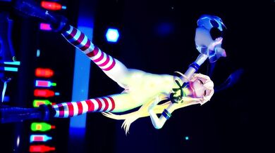 Shimakaze's Sapphic Love Explosion with Rainbows and Hamselvish in Japanese R18 MMD Porn