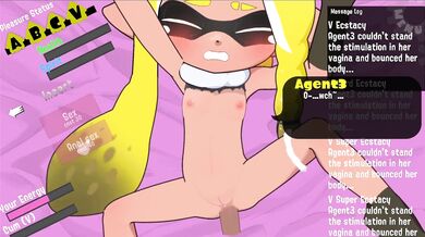 Epic Battle of Squidly Invaders vs Cute Inklings and Their Jiggling Bits for the Whole Gang