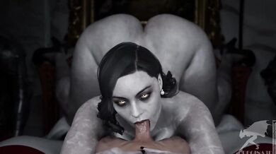 - Pov blowjob by Alcina Dimitrescu - Regina3D