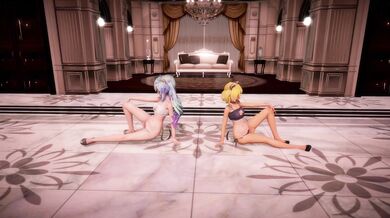 'Sexy Lady Strips Off in the Club and Shakes Her Ass to the Beat of Hot Hip Hop Tunes (000MMD)'