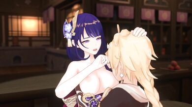 Aether's Wet and Wild Ride with Raiden Shogun [oldstump]