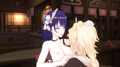 Aether's Wet and Wild Ride with Raiden Shogun [oldstump]