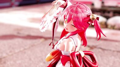 [kasunishi] Sakura Miko Kyouki Ranbu Evening ver - A Night of Passionate Flower Maidens