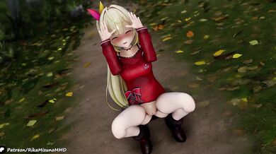 Seductive Jiggle Dance with Sara Hoshikawa in MMD R-18