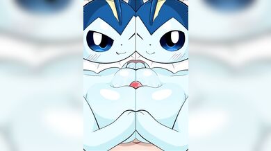 Double Vaginal Fisting with Vaporeon