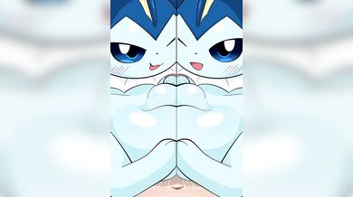 Double Vaginal Fisting with Vaporeon