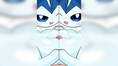 Double Vaginal Fisting with Vaporeon