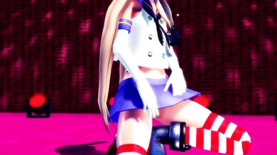 Lustful Sailor's Delight - Shimakaze's Naughty Pleasure [MMD R18] Hamslut