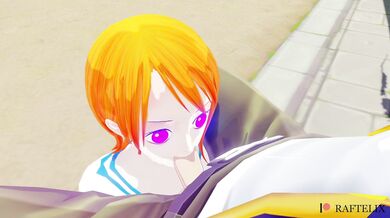 Sexy Sailor Luffy and Nami's Wet Adventure in One Piece Episode 6