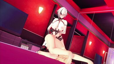 Aether's Ass Gets Pounded by Alrecchino's Cock while Getting Milked Dry