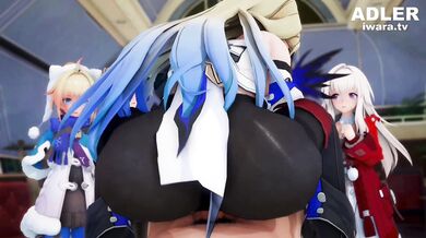 'Lustful Licking and Suckling at the Serval and Elysia Buffet'